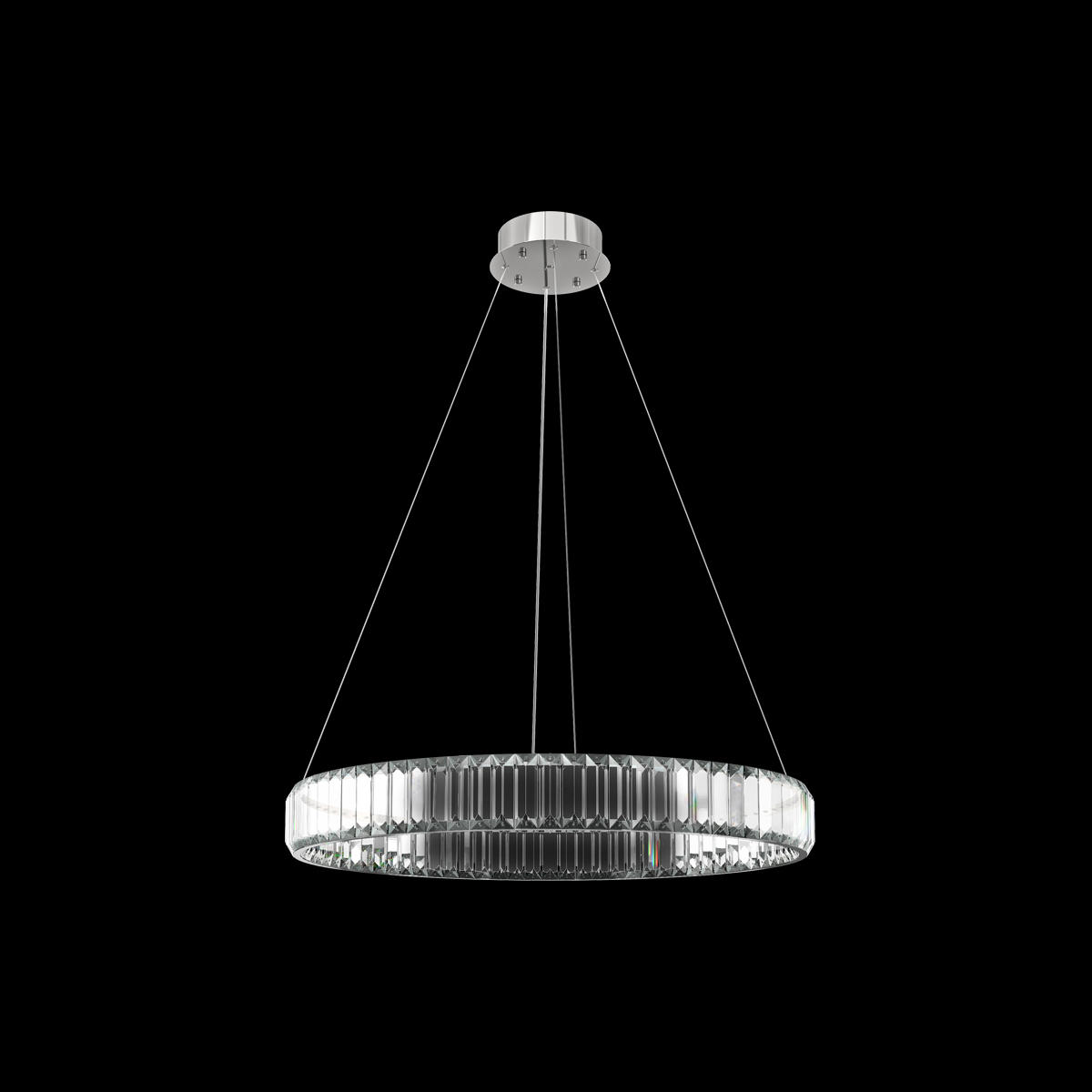 Подвесной светильник LOFT IT Crystal ring 10135/600 Chrome