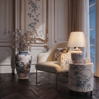 Настольная лампа LOFT IT Orchid 10491T Blue