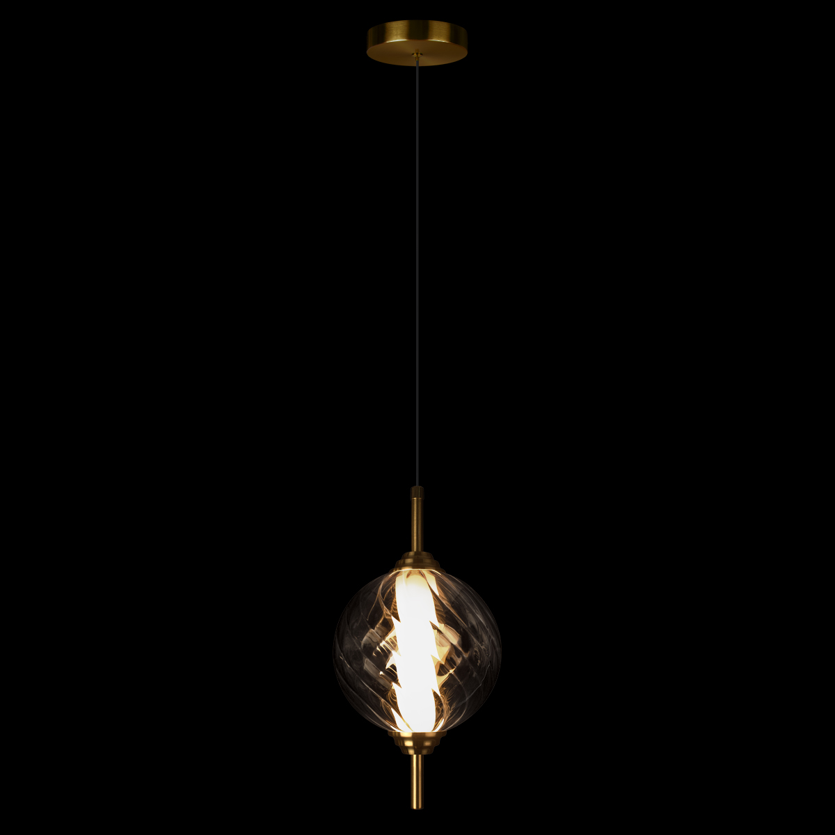 Подвесной светильник LOFT IT Helix 10421/B Smoke
