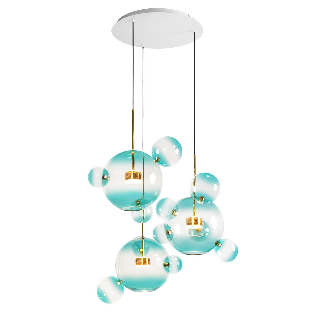 Подвесной светильник LOFT IT Bolle 2027-D3 Blue