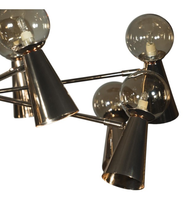 Люстра на штанге LOFT IT Halley 10046/10 Gold