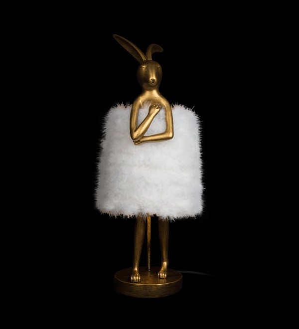 Настольная лампа LOFT IT Lapine 10315/B White fluff