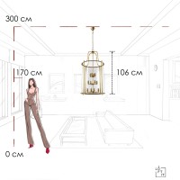 Подвесной светильник LOFT IT Lighthouse 10456/12 AB