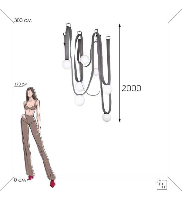 Подвесной светильник LOFT IT Picot 10240/7