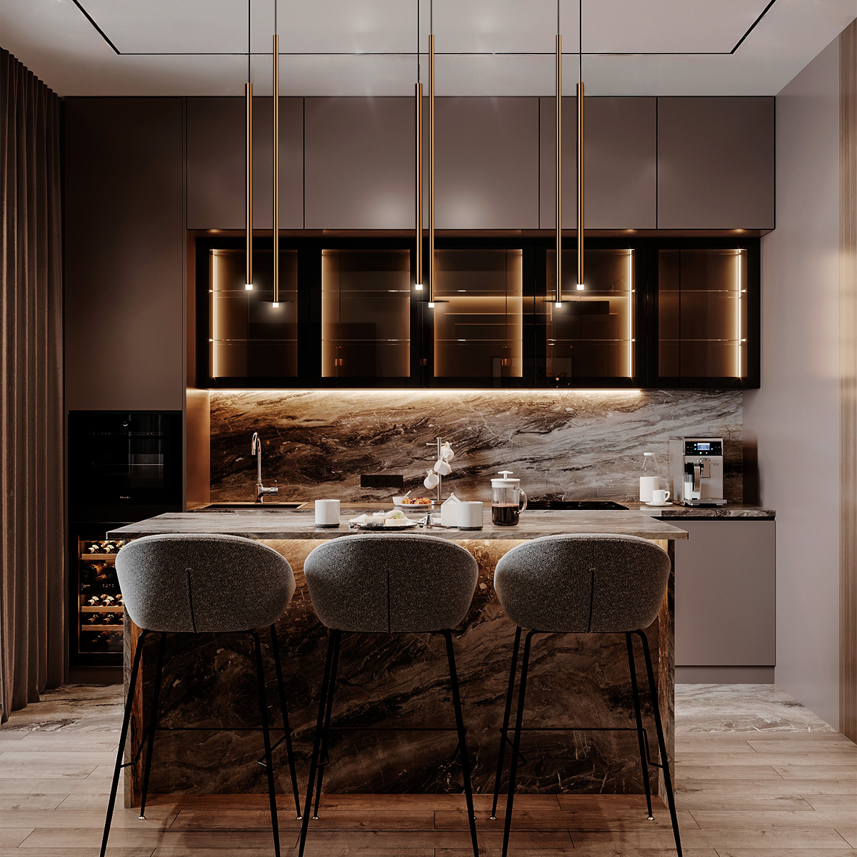 Подвесной светильник LOFT IT Reed 10358/830 AB