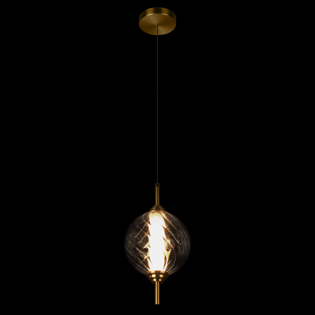 Подвесной светильник LOFT IT Helix 10421/B Smoke