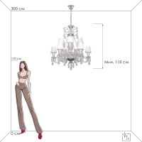 Подвесной светильник LOFT IT Zenith 10210/12 White