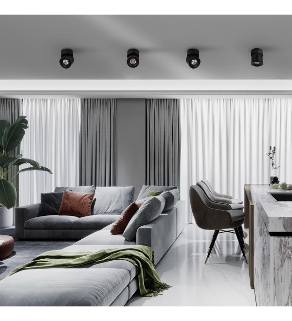 Накладной светильник LOFT IT Tictac 10180 Black 4000K
