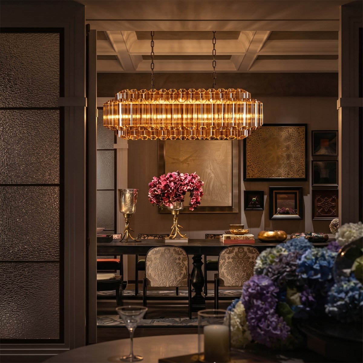 Подвесная люстра LOFT IT Celebration 10579/1000R Amber