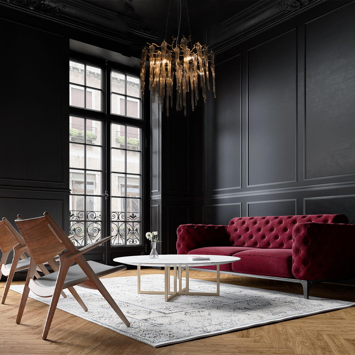 Подвесная люстра LOFT IT Waterfall 10350/760 AB