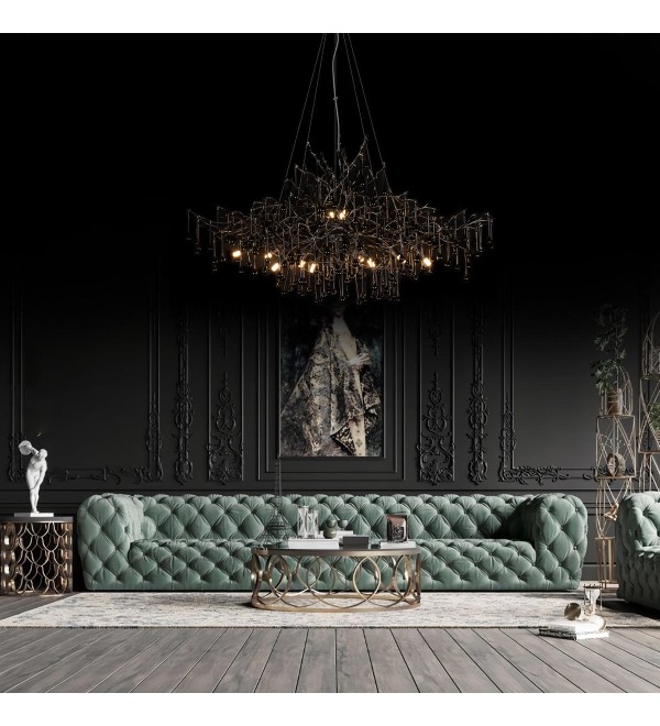Подвесная люстра LOFT IT Bijout 10067/1500 BK