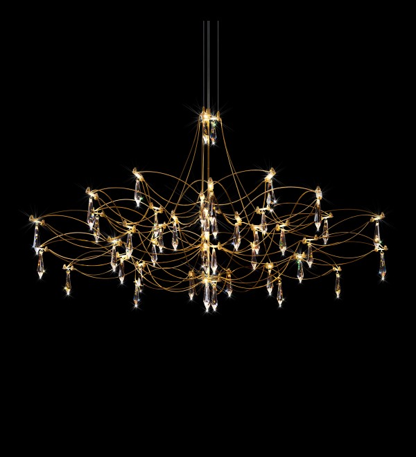 Подвесной светильник LOFT IT Mira 10590/1000 Gold Asfour