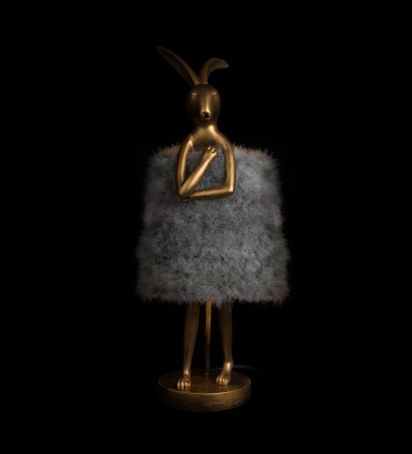 Настольная лампа LOFT IT Lapine 10315/B Grey fluff