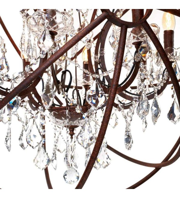 Подвесная люстра LOFT IT Foucaults orb crystal LOFT1897/8