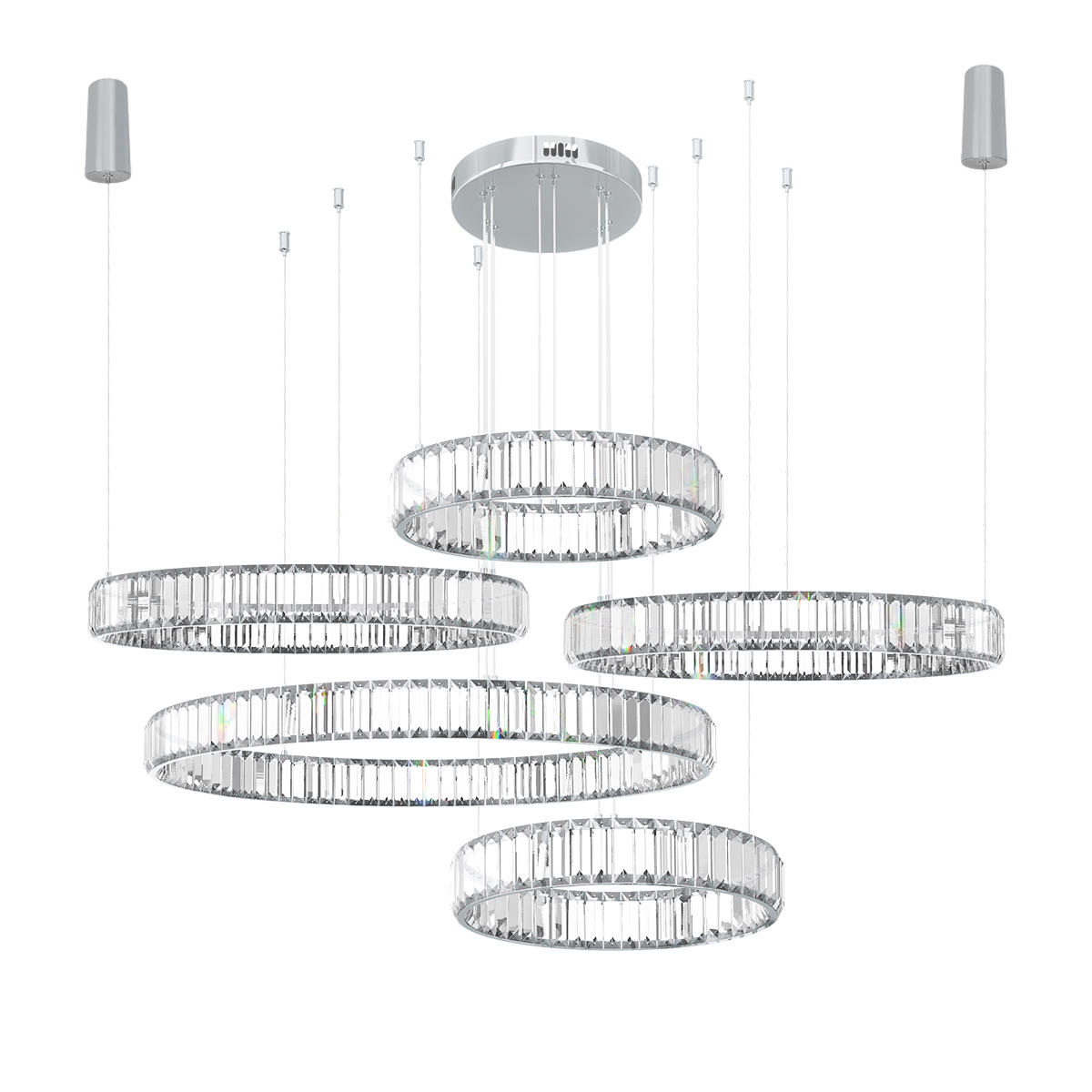 Подвесной светильник LOFT IT Crystal ring 10135/5 Chrome