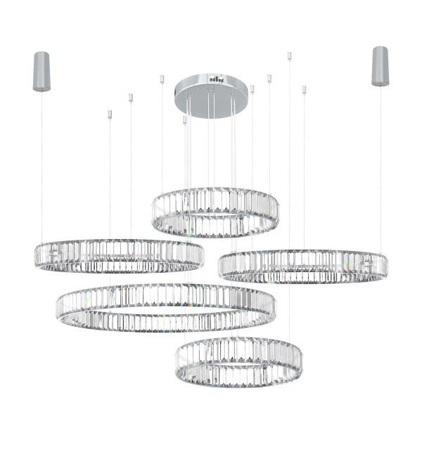 Подвесной светильник LOFT IT Crystal ring 10135/5 Chrome