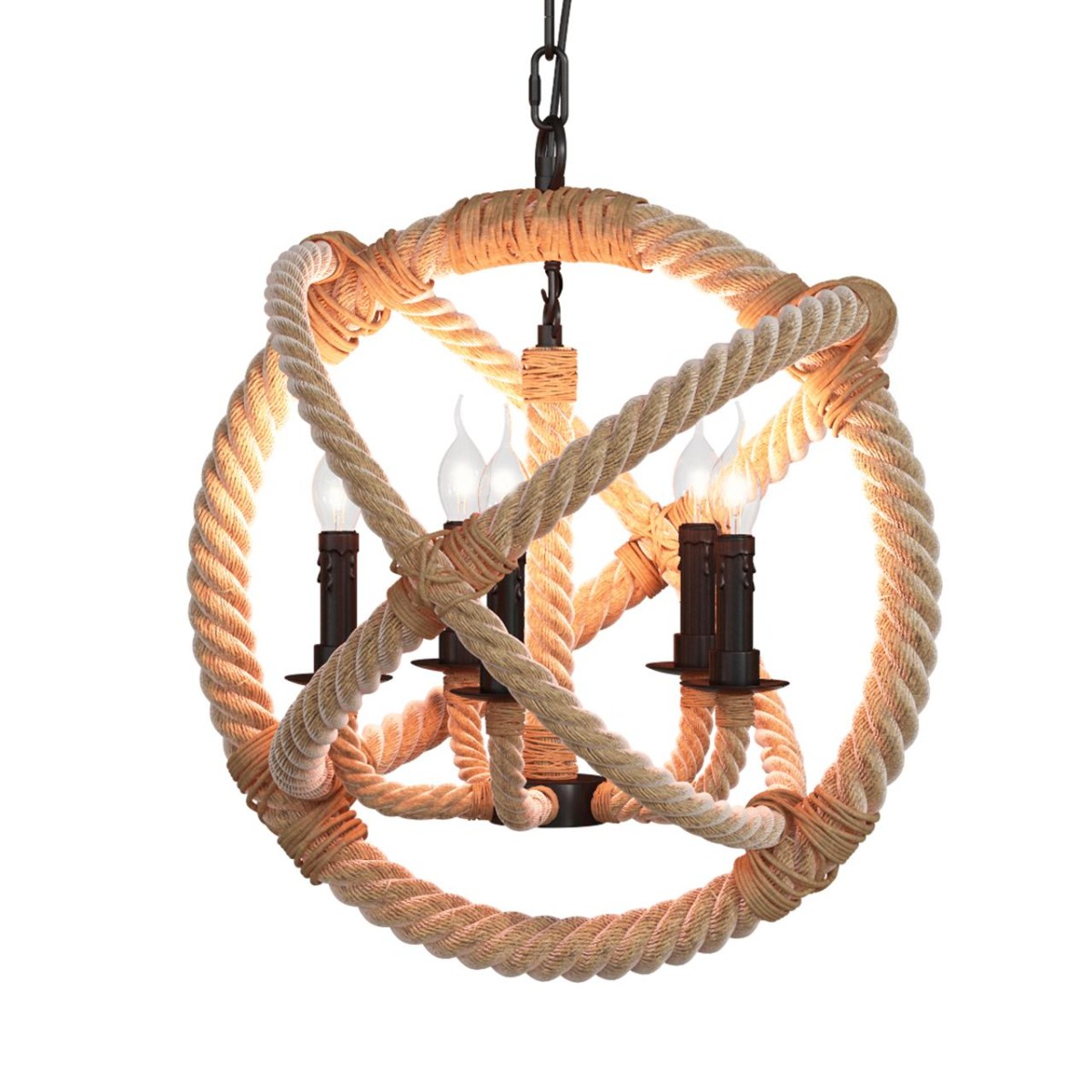 Подвесная люстра LOFT IT Rope LOFT1194-5