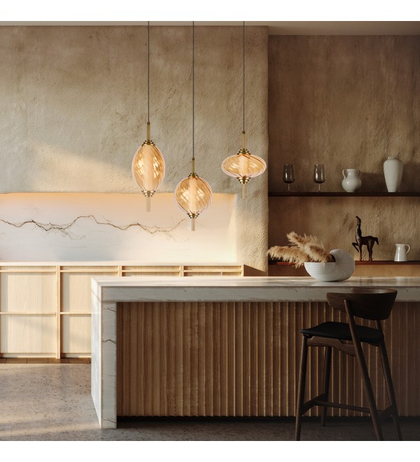 Подвесной светильник LOFT IT Helix 10421/A Amber