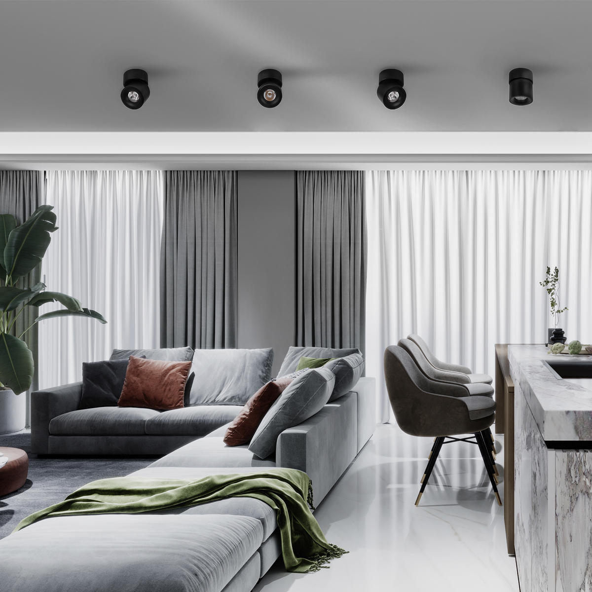 Накладной светильник LOFT IT Tictac 10180 White 3000K