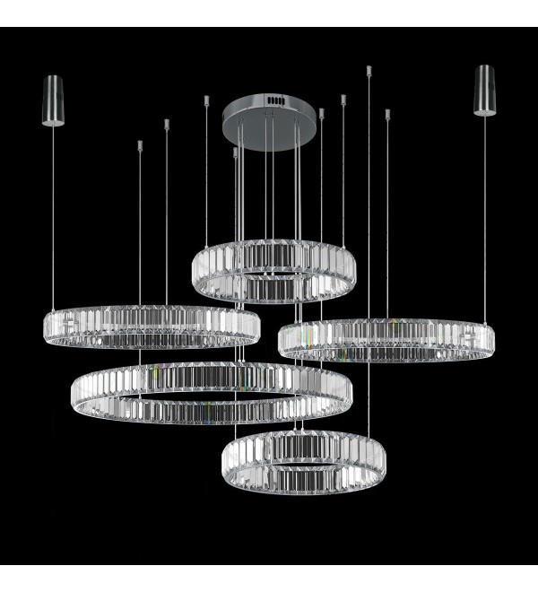 Подвесной светильник LOFT IT Crystal ring 10135/5 Chrome