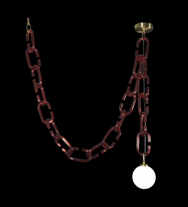 Подвесной светильник LOFT IT Chain 10128C Red