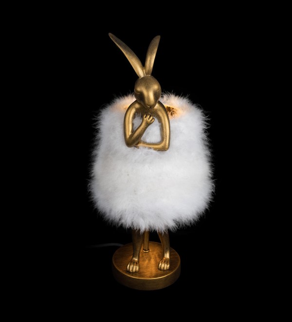 Настольная лампа LOFT IT Lapine 10315/A White fluff