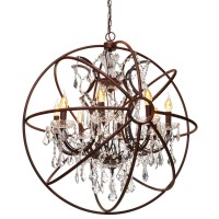 Подвесная люстра LOFT IT Foucaults orb crystal LOFT1897/8