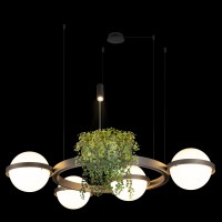 Подвесной светильник LOFT IT Jardin 10121/4 Dark grey