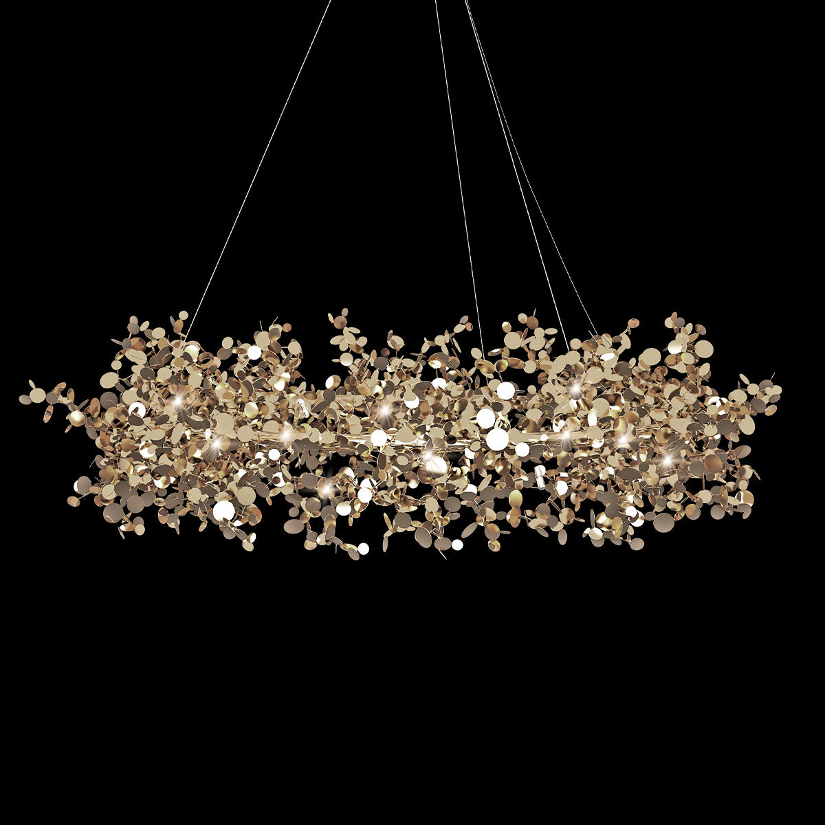 Подвесная люстра LOFT IT Spark 10101/800 Gold
