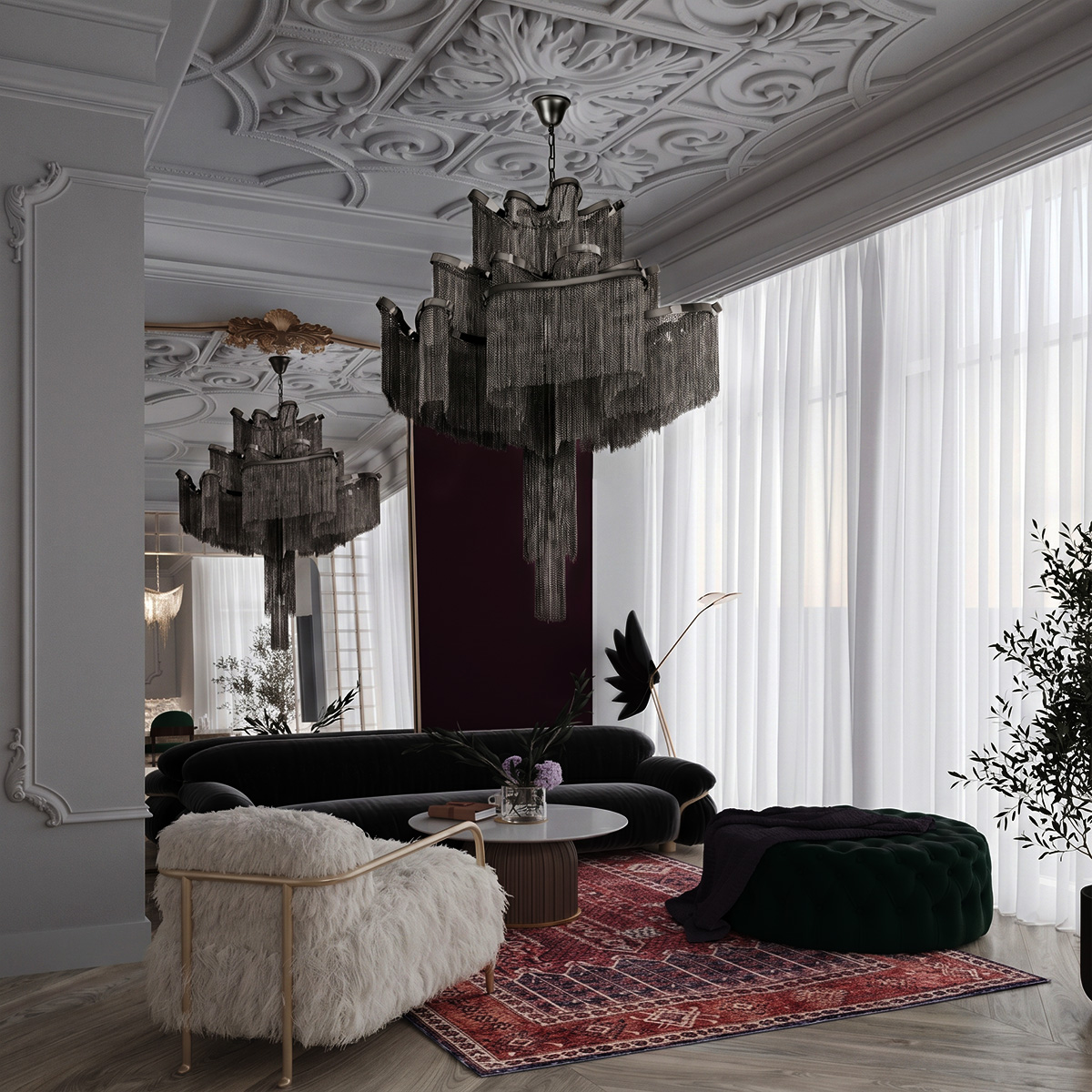 Подвесной светильник LOFT IT Stream 10208/800 Gunmetal