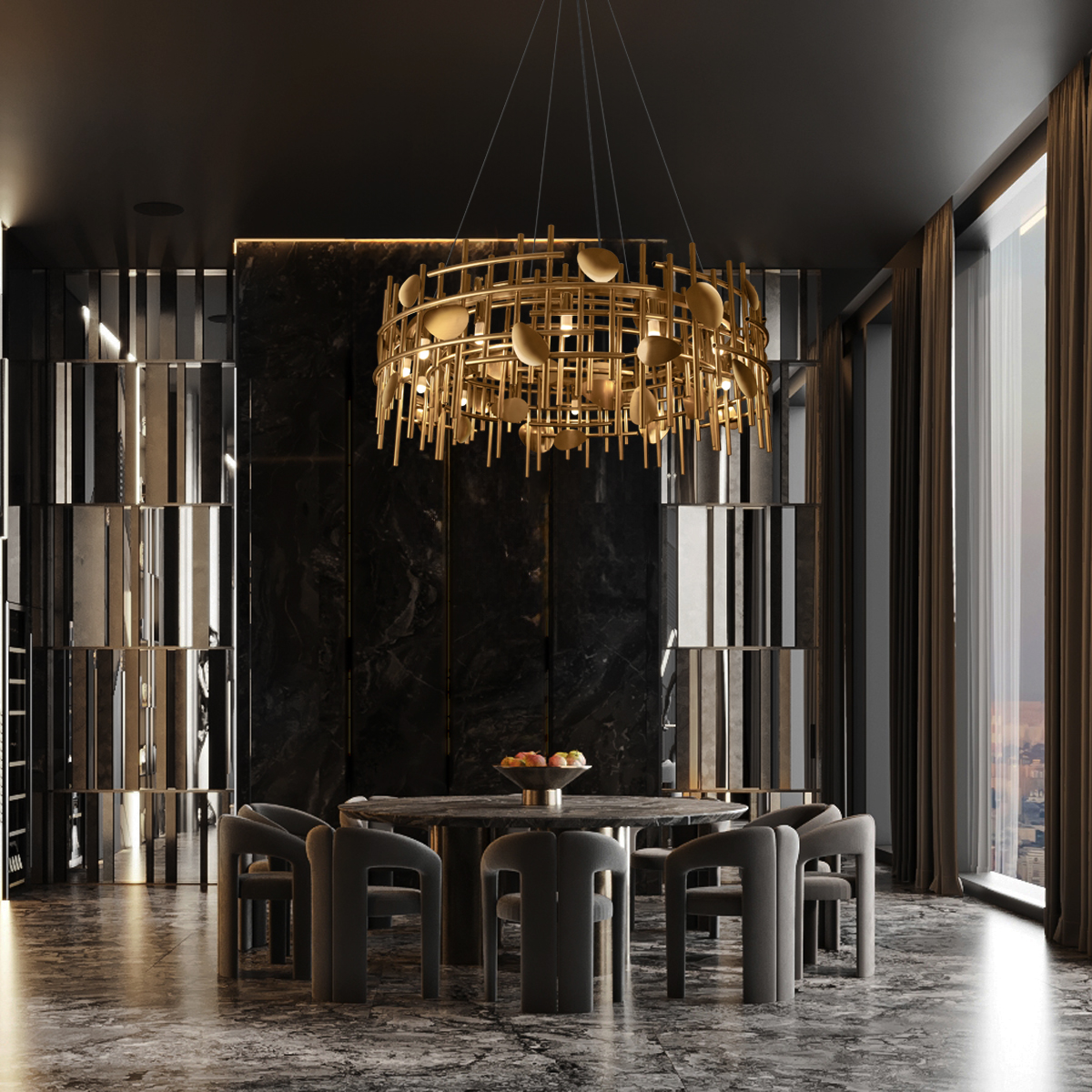 Подвесной светильник LOFT IT Escama 10396/600C