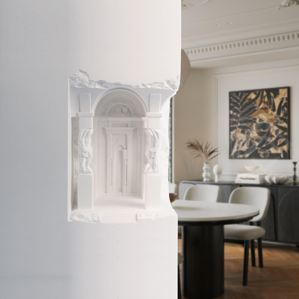 Гипсовый встраиваемый светильник под покраску LOFT IT Antique 10355B