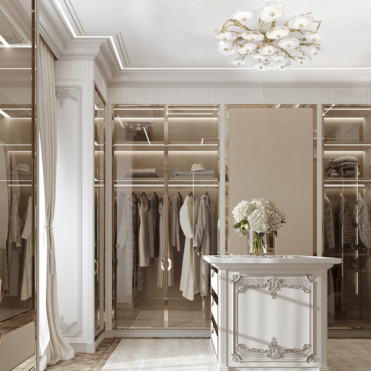Потолочный светильник LOFT IT Bloom 10352/1000C AB