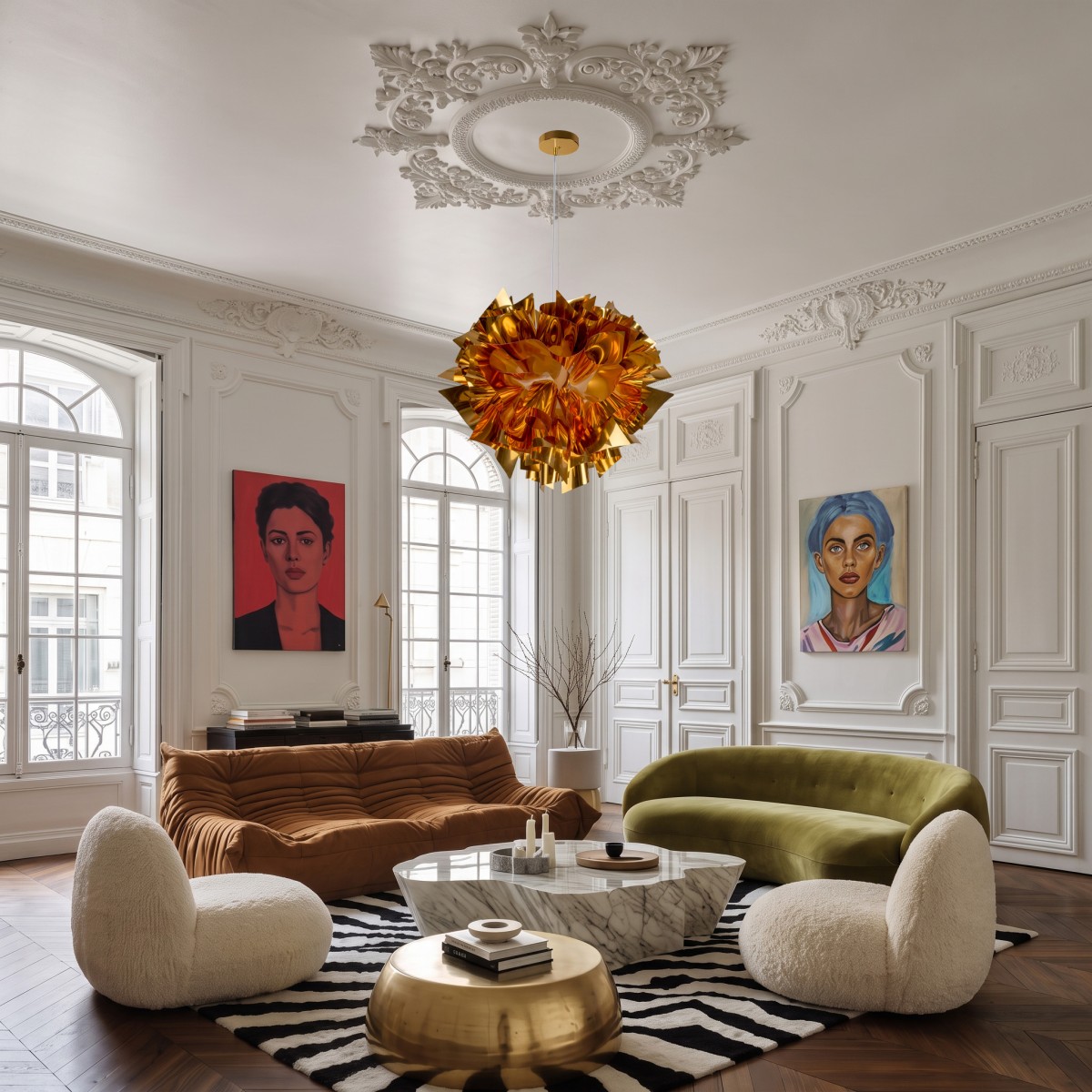 Подвесной светильник LOFT IT Clizia 10593/420 Gold