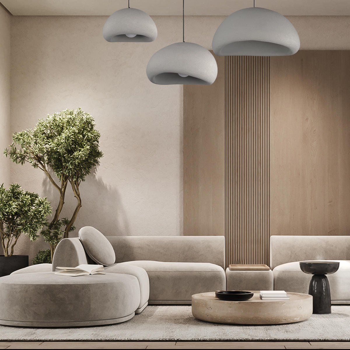 Подвесной светильник LOFT IT Stone 10252/400 Grey