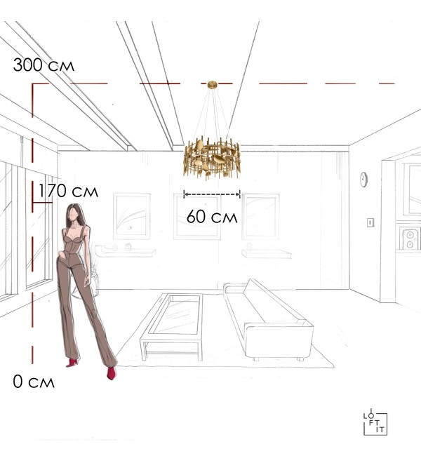 Подвесной светильник LOFT IT Escama 10396/600C
