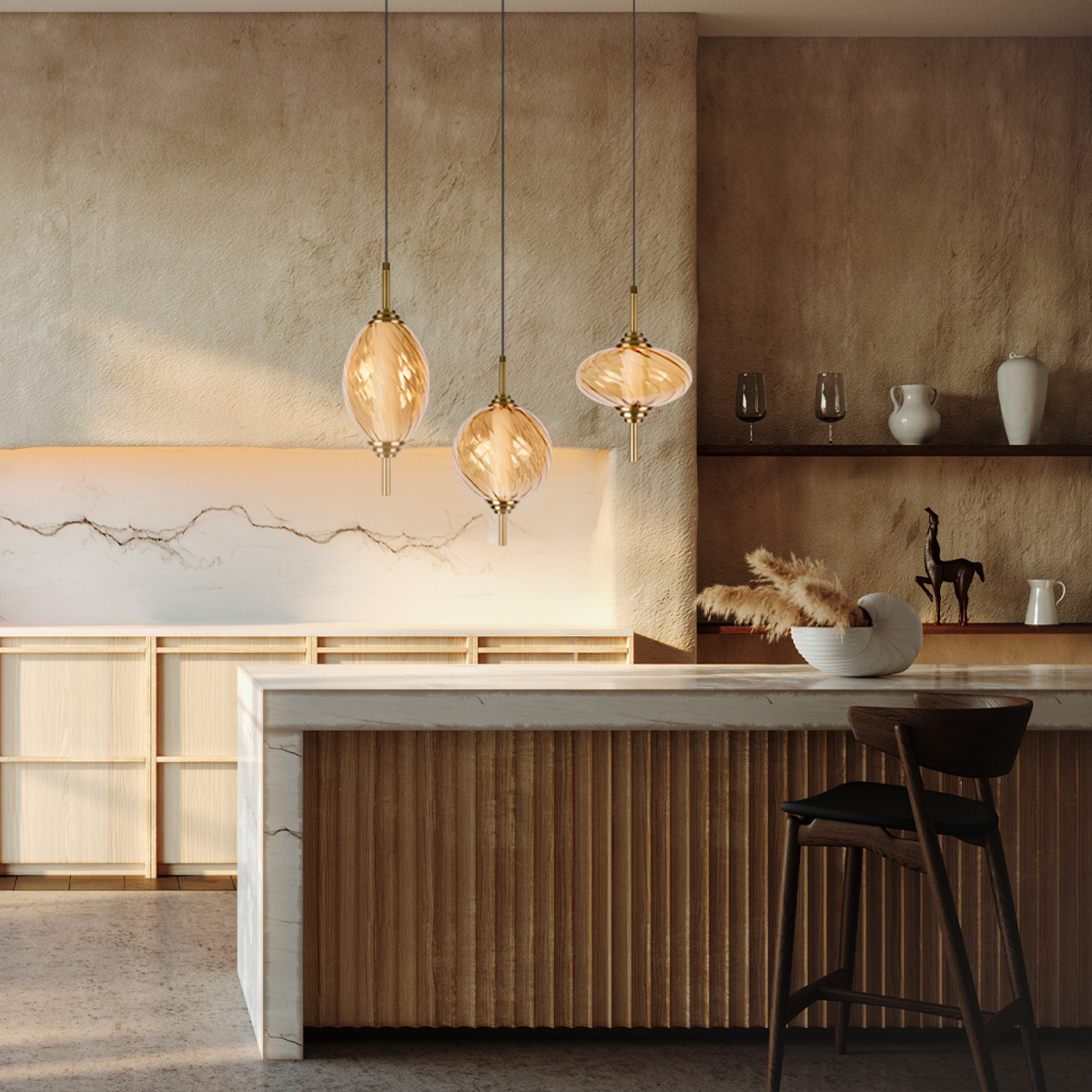 Подвесной светильник LOFT IT Helix 10421/C Amber