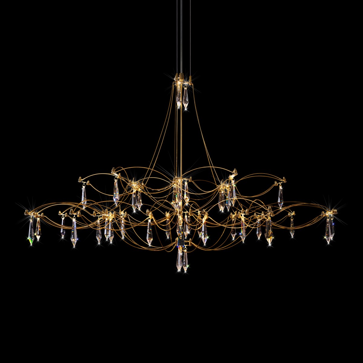 Подвесной светильник LOFT IT Mira 10590/1000 Gold Asfour