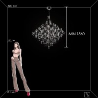 Подвесной светильник LOFT IT Mira 10259/1200 Silver Asfour