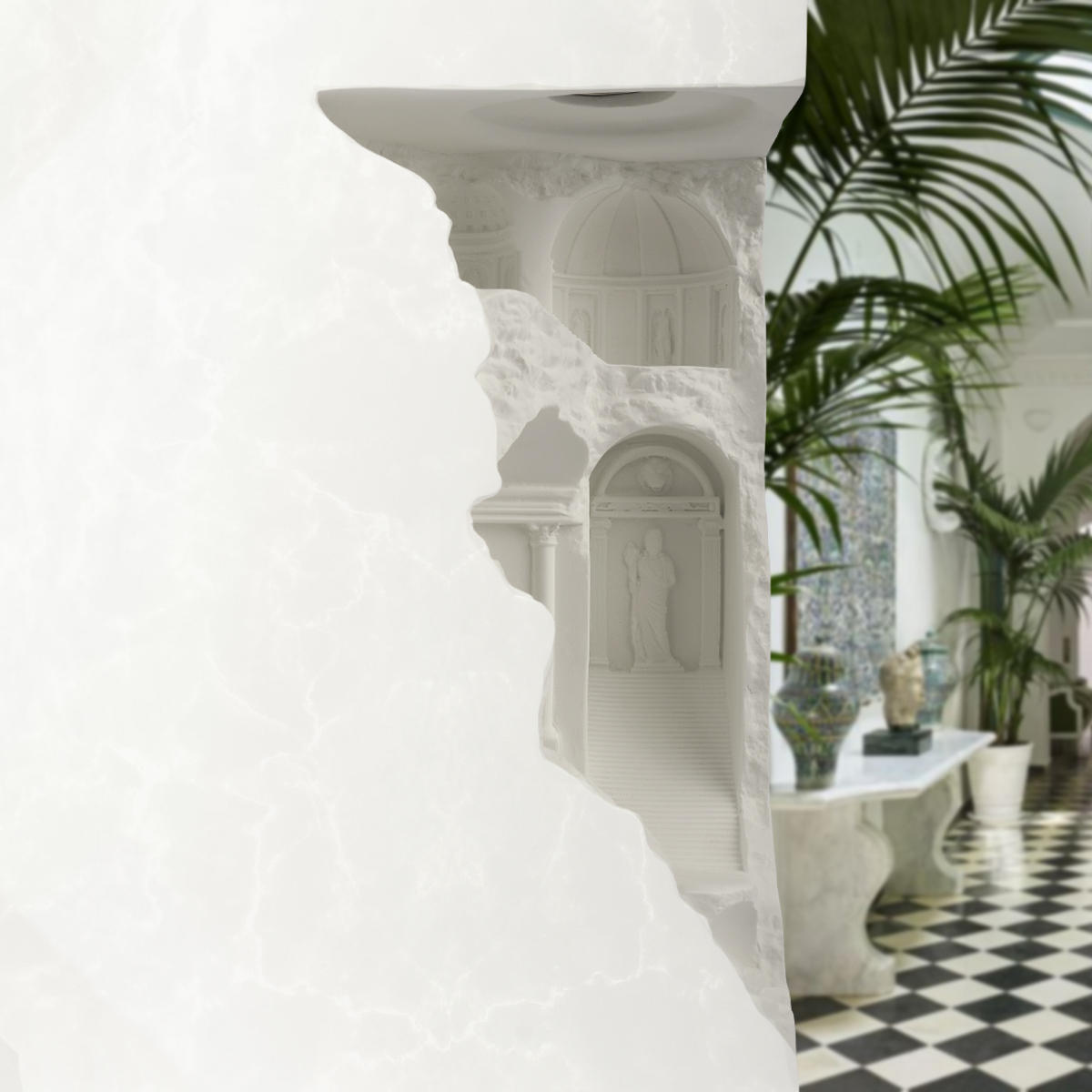 Гипсовый встраиваемый светильник под покраску LOFT IT Antique 10355D