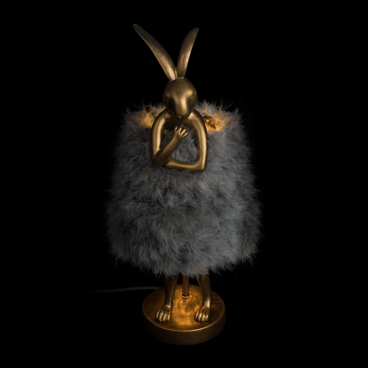 Настольная лампа LOFT IT Lapine 10315/A Grey fluff