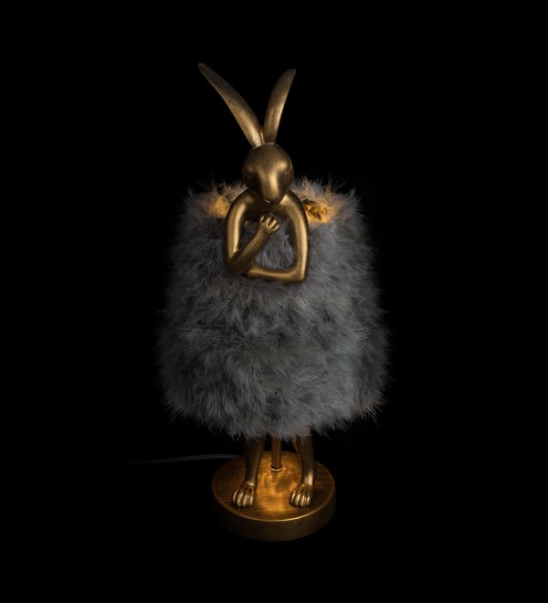 Настольная лампа LOFT IT Lapine 10315/A Grey fluff