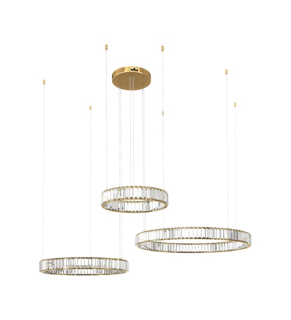 Подвесной светильник LOFT IT Crystal ring 10135/3 Gold