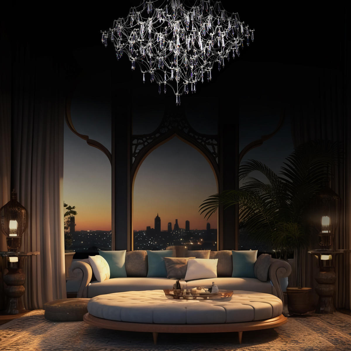 Подвесной светильник LOFT IT Mira 10259/1200 Silver Asfour