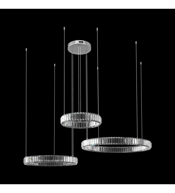 Подвесной светильник LOFT IT Crystal ring 10135/3 Chrome