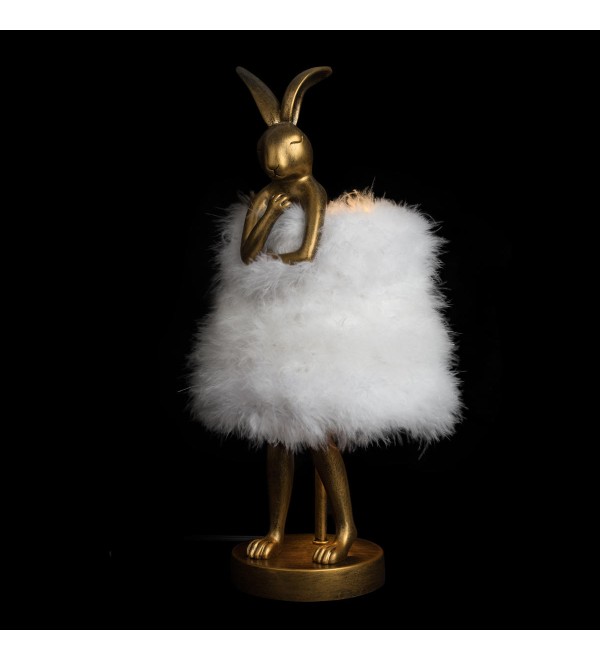 Настольная лампа LOFT IT Lapine 10315/A White fluff