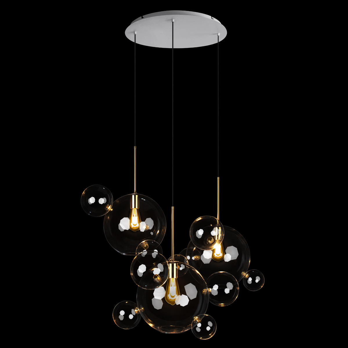 Подвесной светильник LOFT IT Bolle 2034-D3