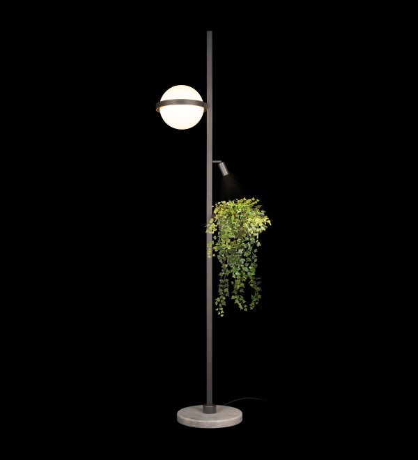 Торшер LOFT IT Jardin 10121/F Dark grey
