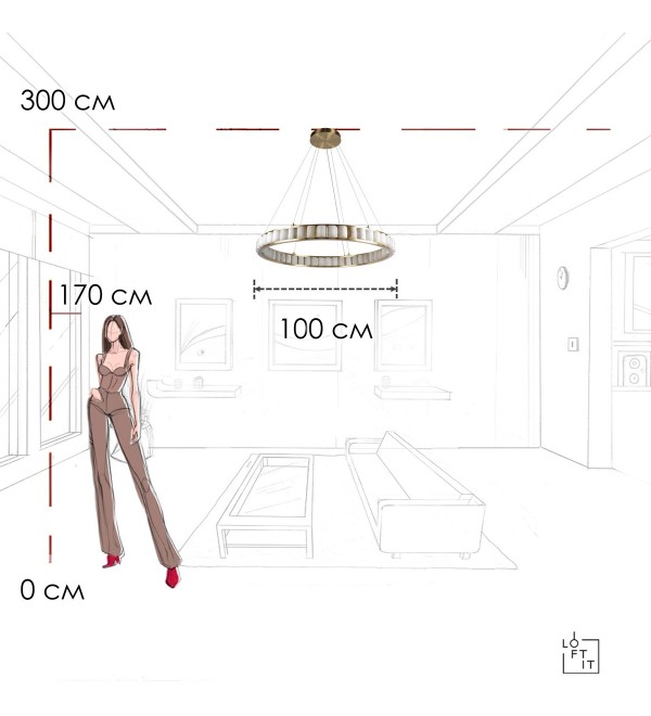 Подвесной светильник LOFT IT Manhattan 10415/1000