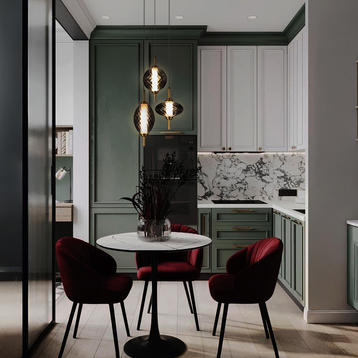 Подвесной светильник LOFT IT Helix 10421/B Smoke